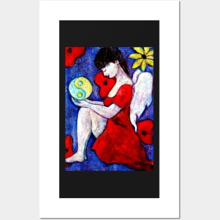 Karma, Angel image part of an Angel oracle card deck – MeMoment angel cards Posters and Art